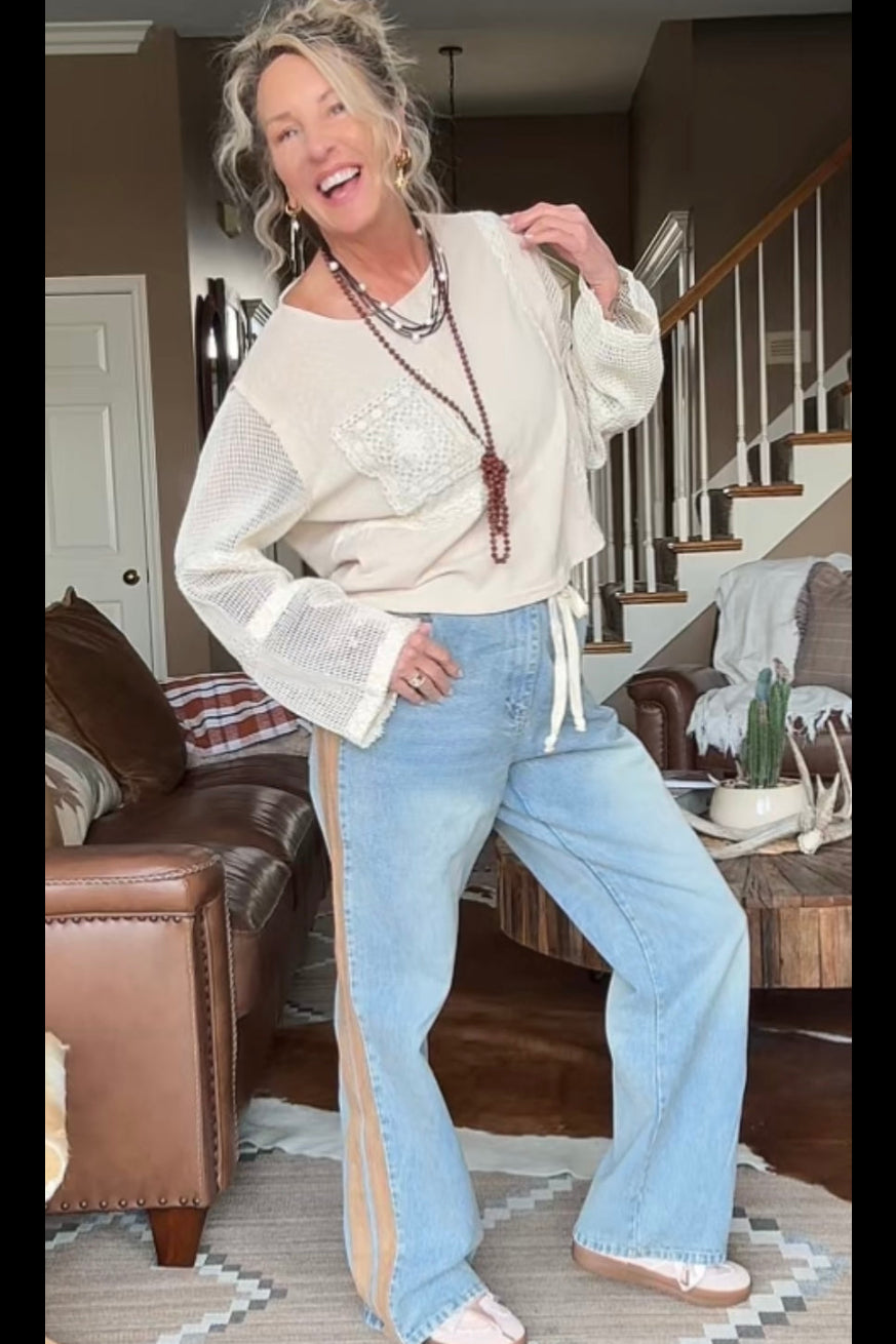 Sundown Side Stripe Jeans