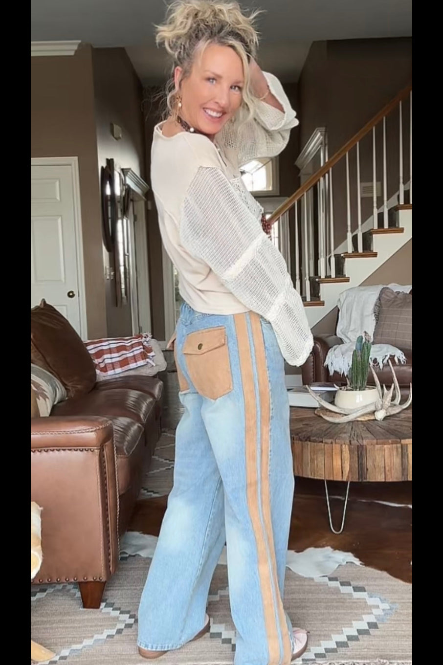 Sundown Side Stripe Jeans