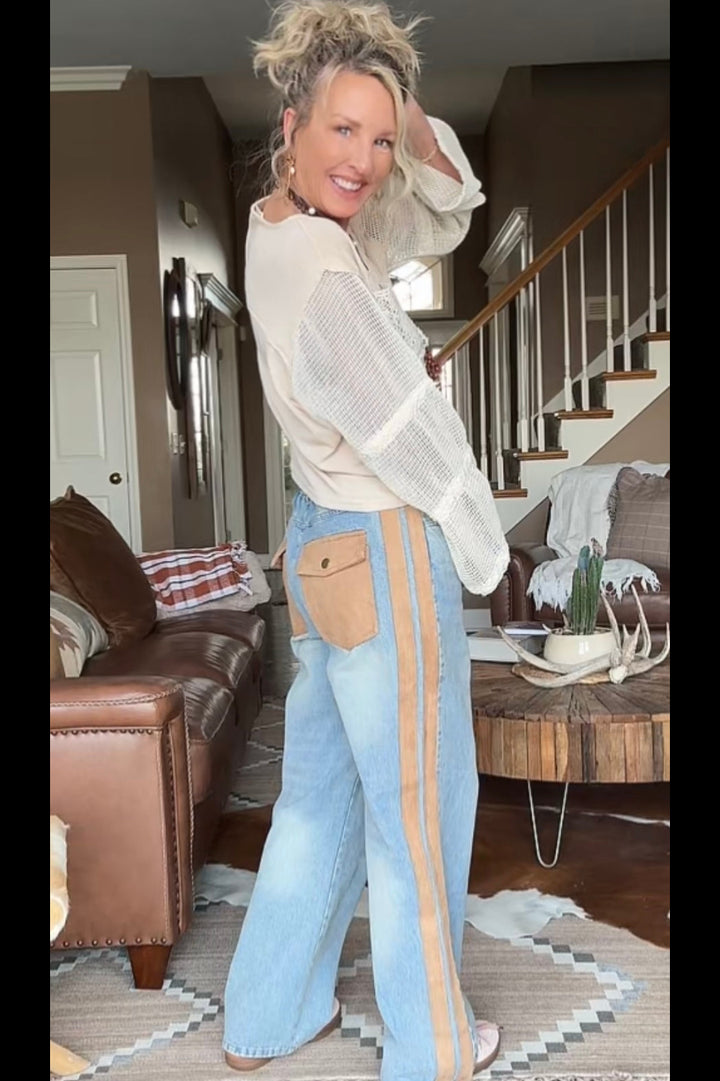 Sundown Side Stripe Jeans
