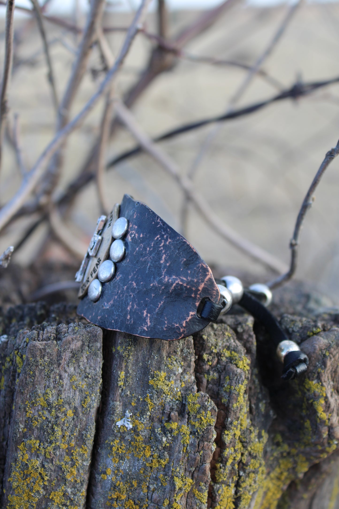 Let Your Faith Be Bigger Than Your Fear Cuff Bracelet