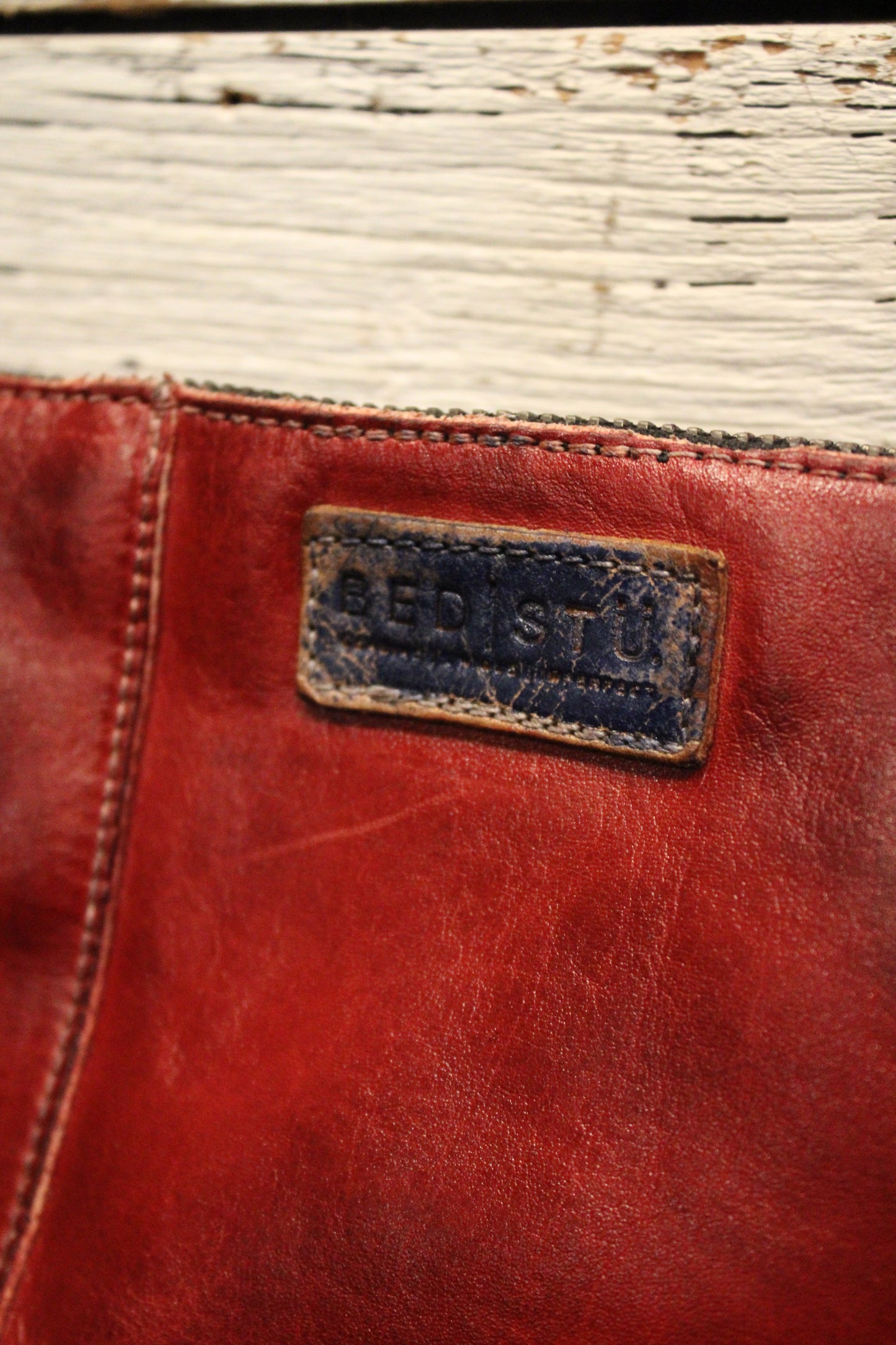 Bed|Stu Aiken Cherry Lacquer Rustic Slate Lux Handbag