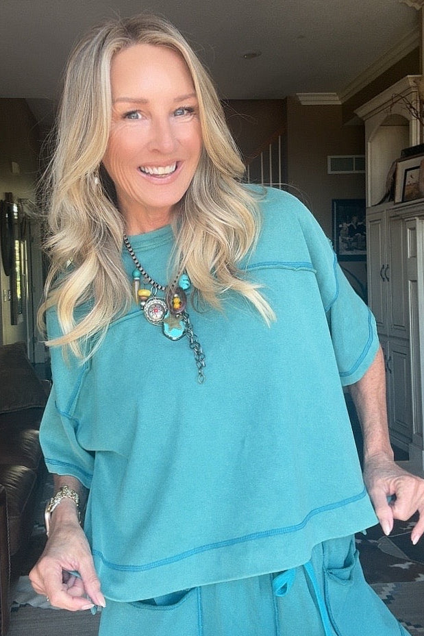 Lagoon Teal Lounge Set