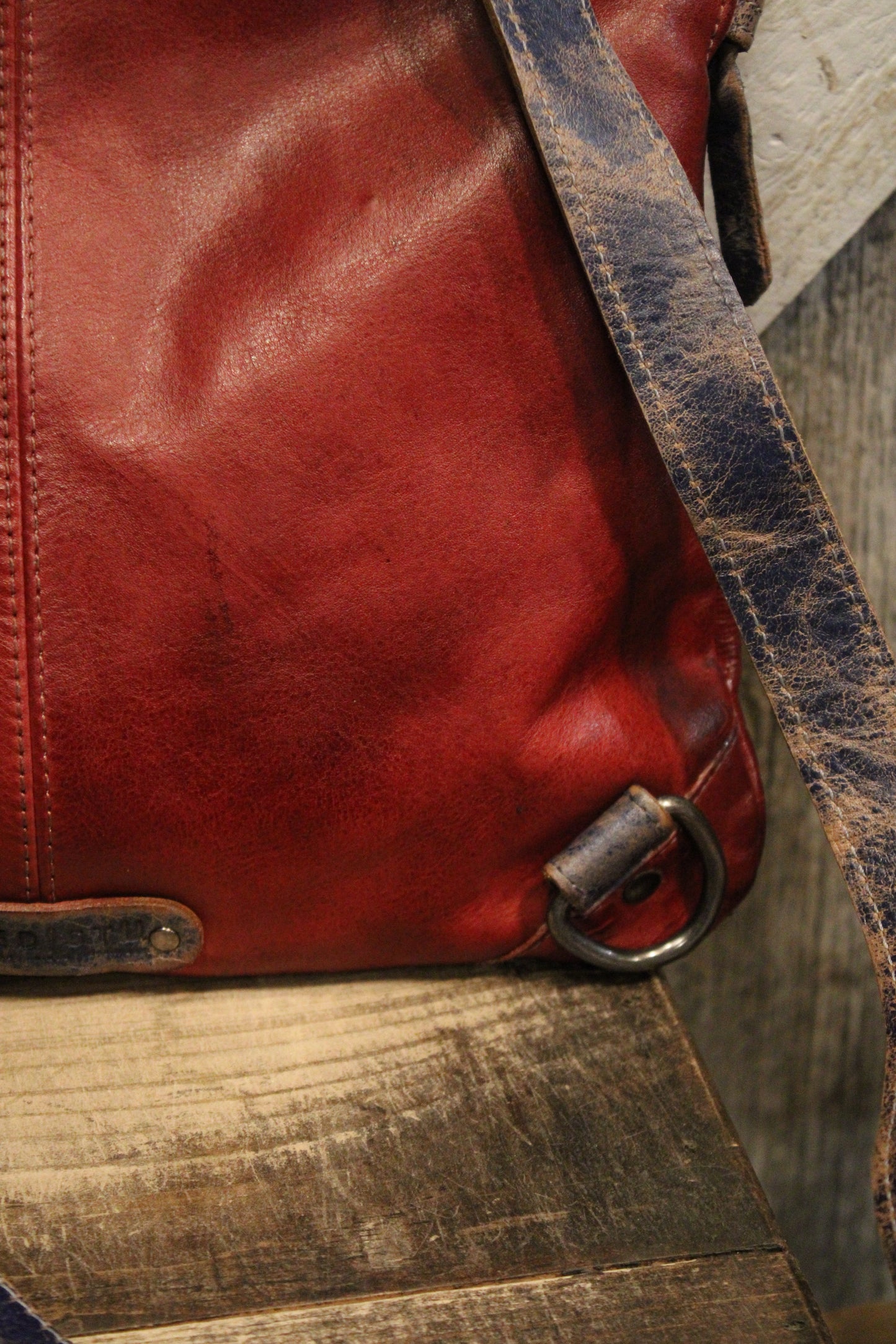 Bed|Stu Aiken Cherry Lacquer Rustic Slate Lux Handbag