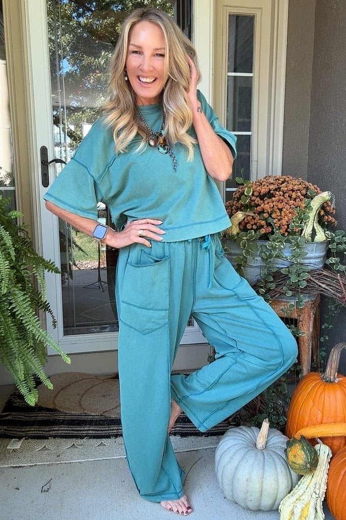 Lagoon Teal Lounge Set