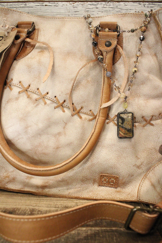 Bed|Stu Bruna Nectar Lux Tan Rustic Handbag