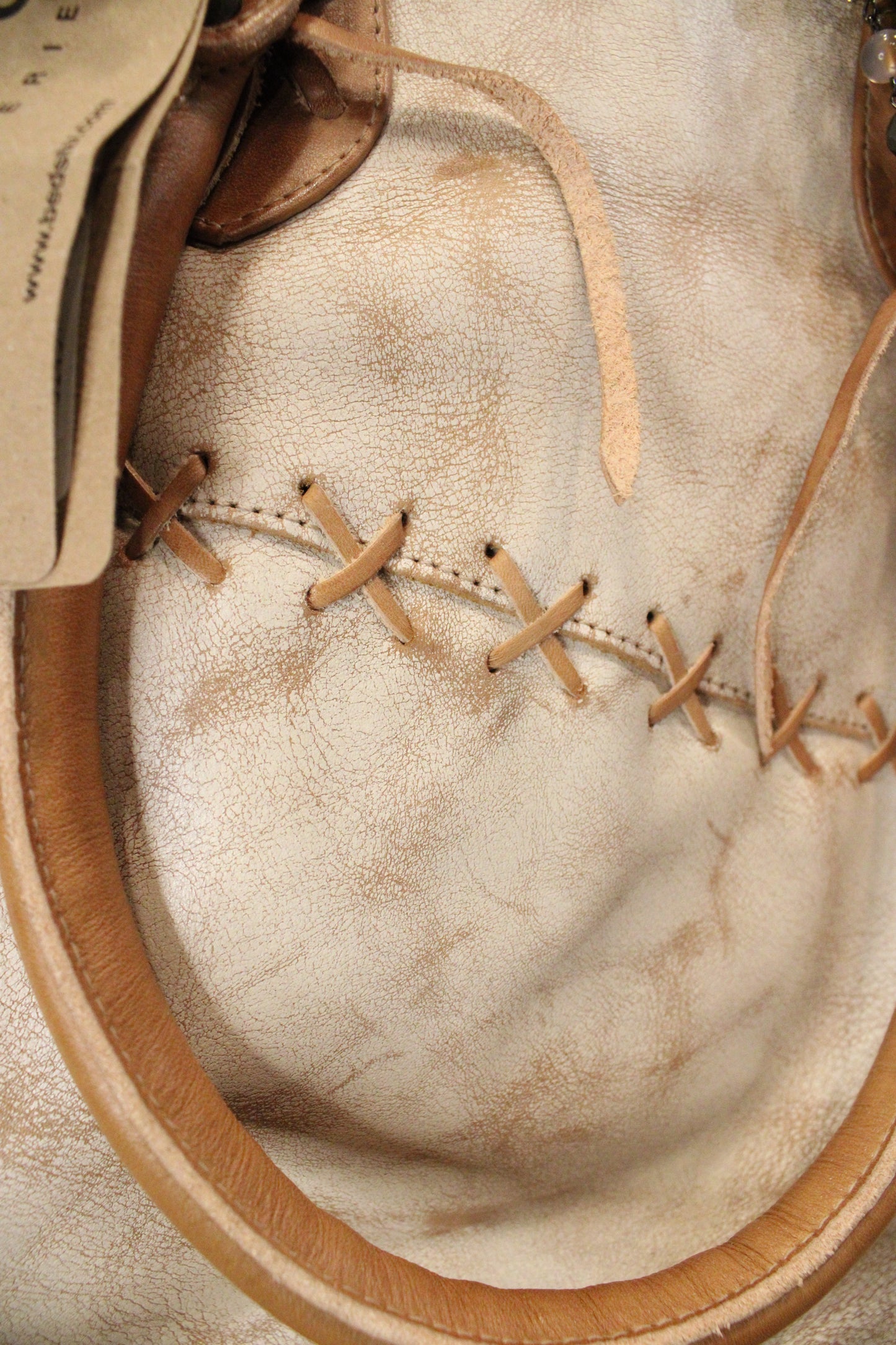 Bed|Stu Bruna Nectar Lux Tan Rustic Handbag