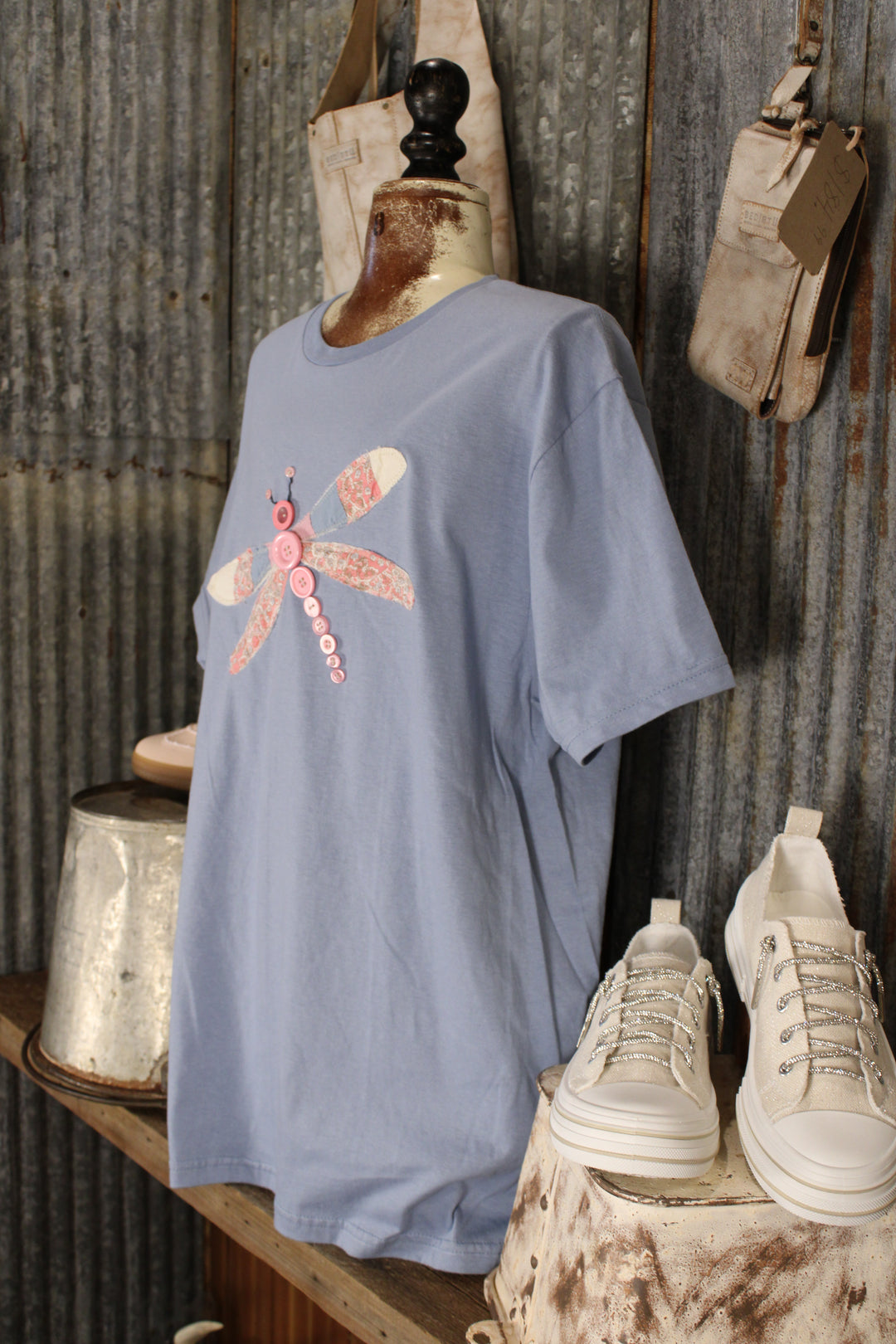 FGO Whimsy Wings Applique T-Shirt