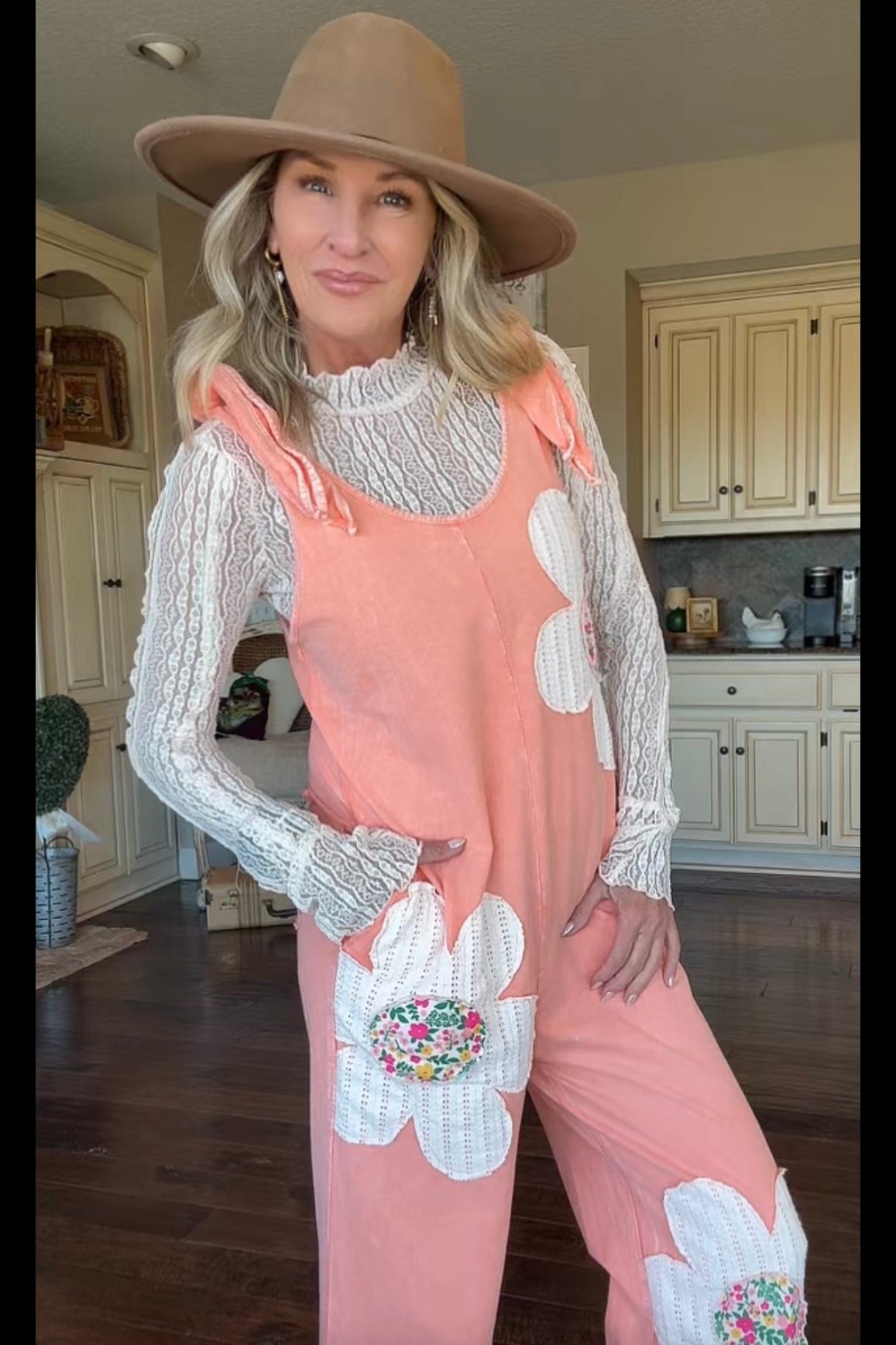 Peach Blossom Jumpsuit