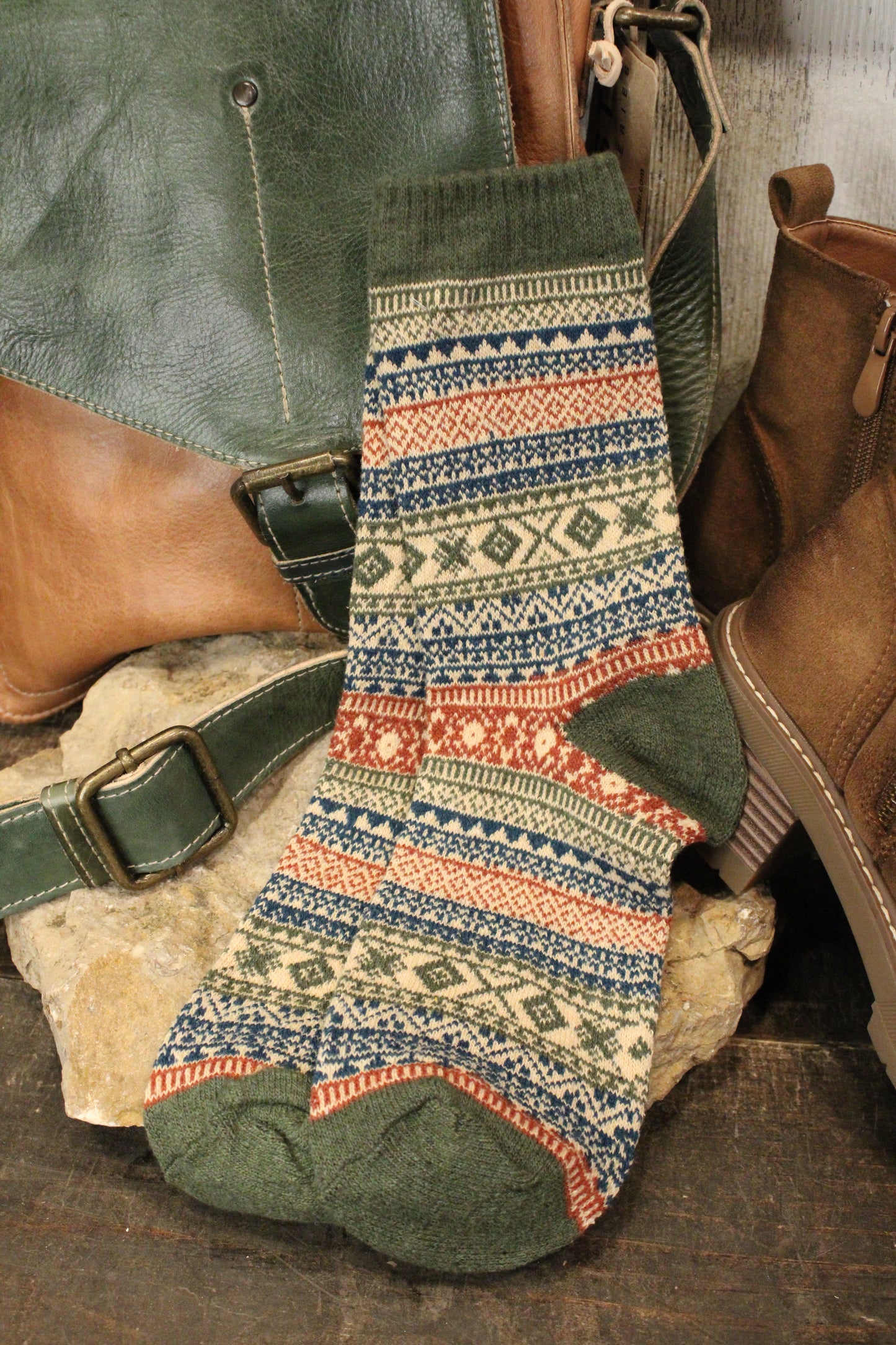 Ever After Green Socks