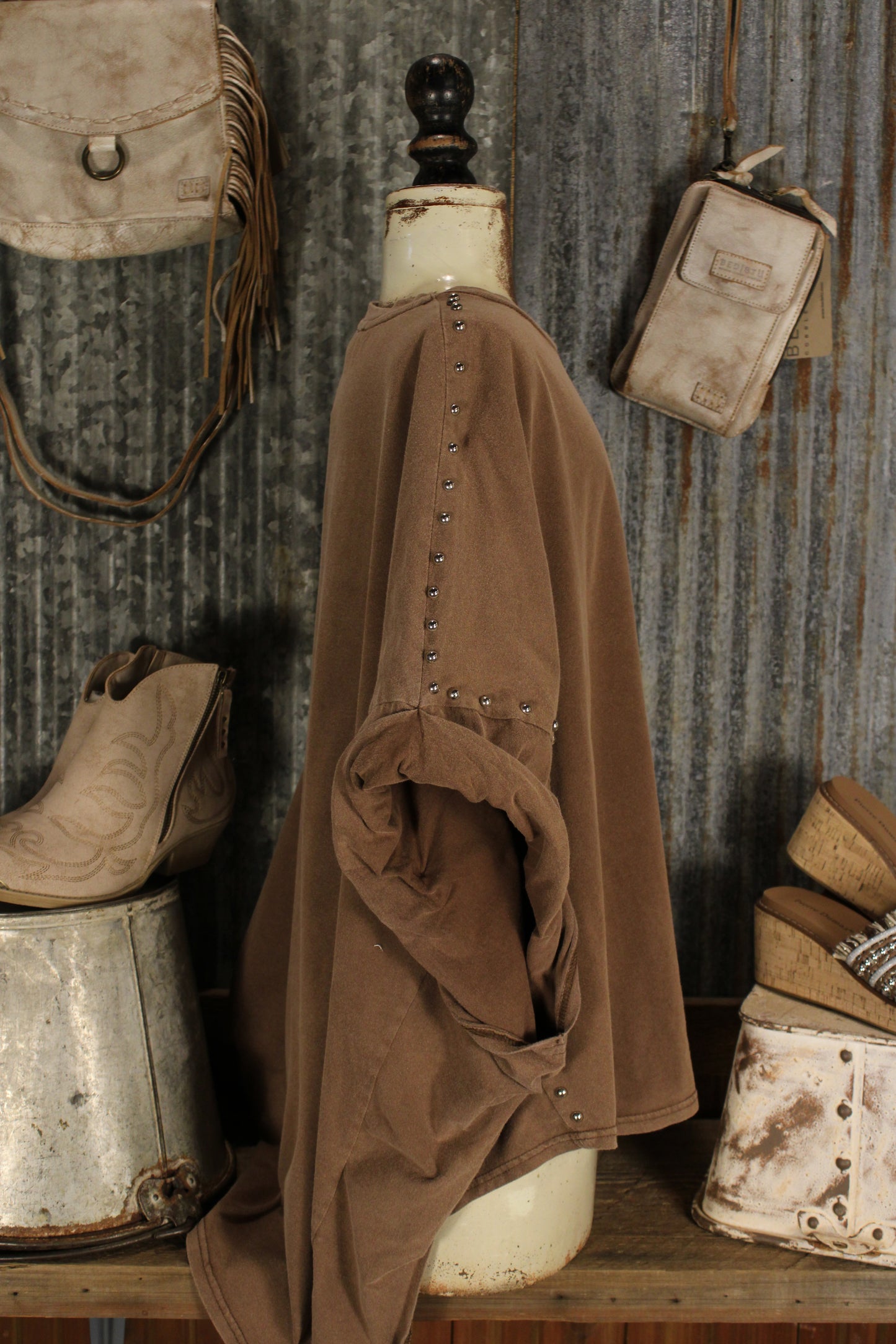 Casual Jazzy Caramel Top