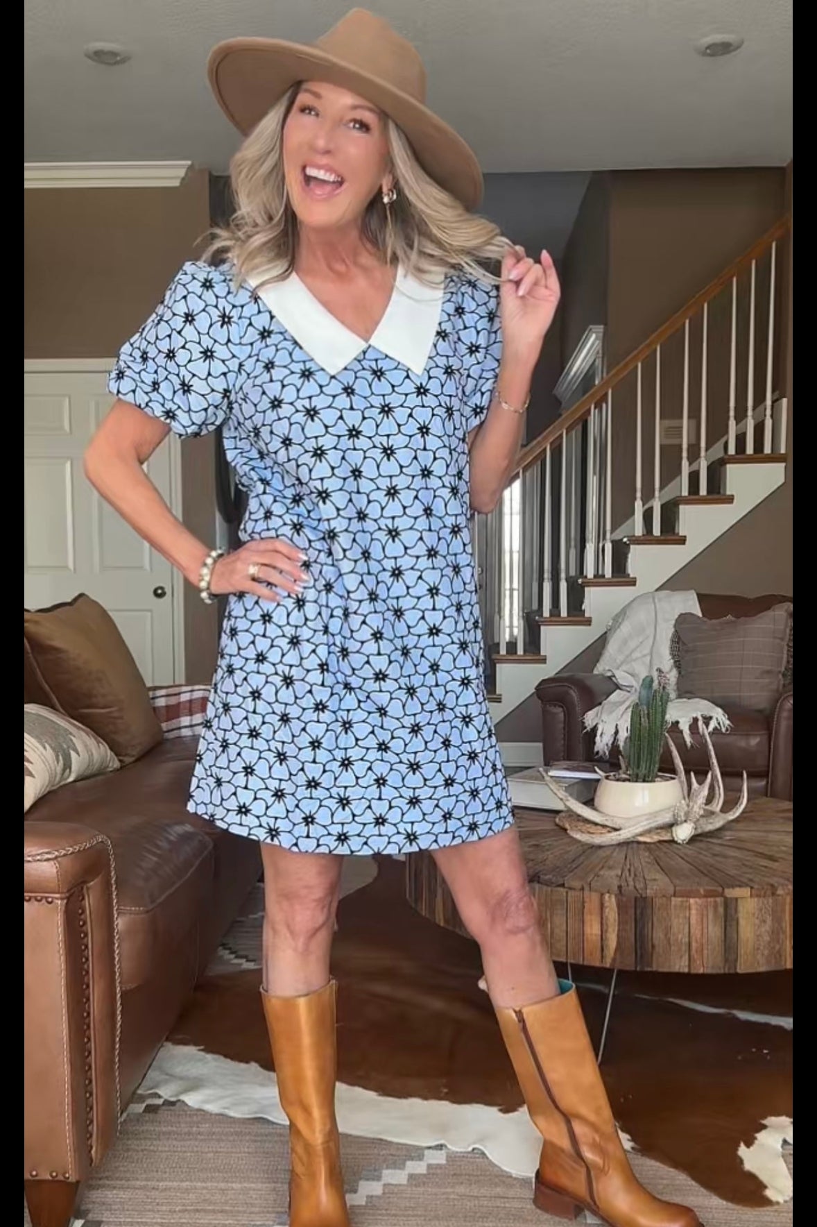 Shimmer And Stem Sky Blue Shimmer Dress