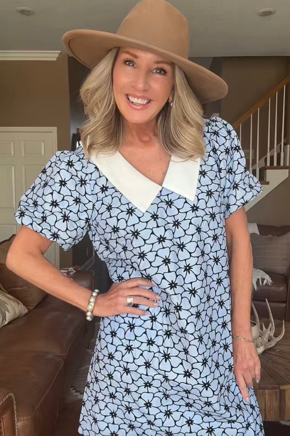 Shimmer And Stem Sky Blue Shimmer Dress