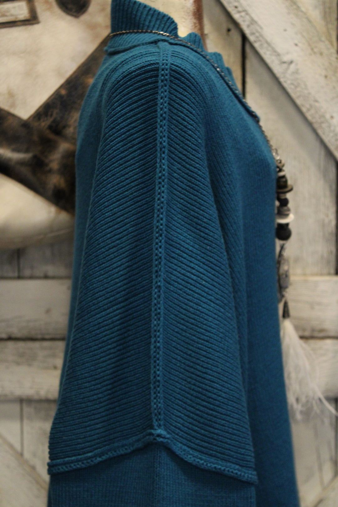 Pop Of Ocean Teal Sweater