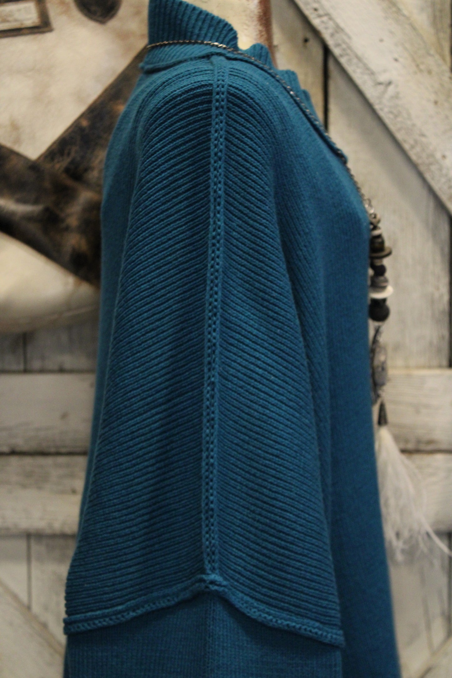 Pop Of Ocean Teal Sweater