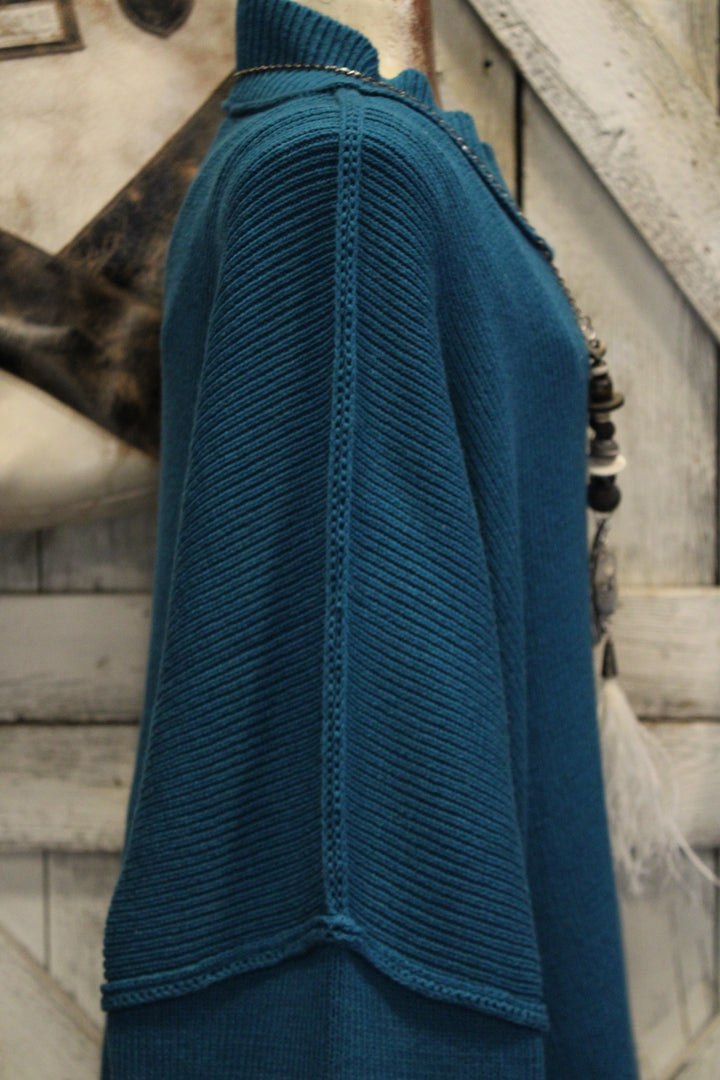 Pop Of Ocean Teal Sweater