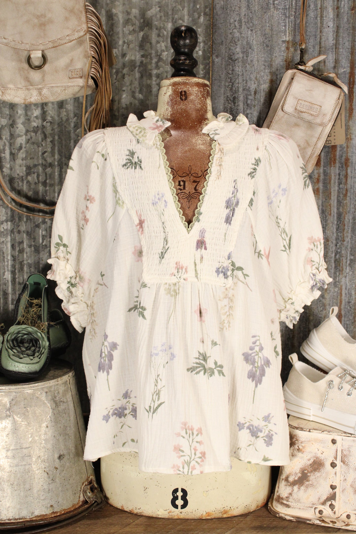 Soft Spring Bloom Blouse
