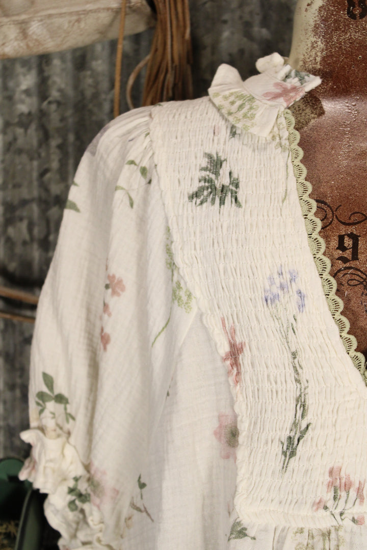 Soft Spring Bloom Blouse