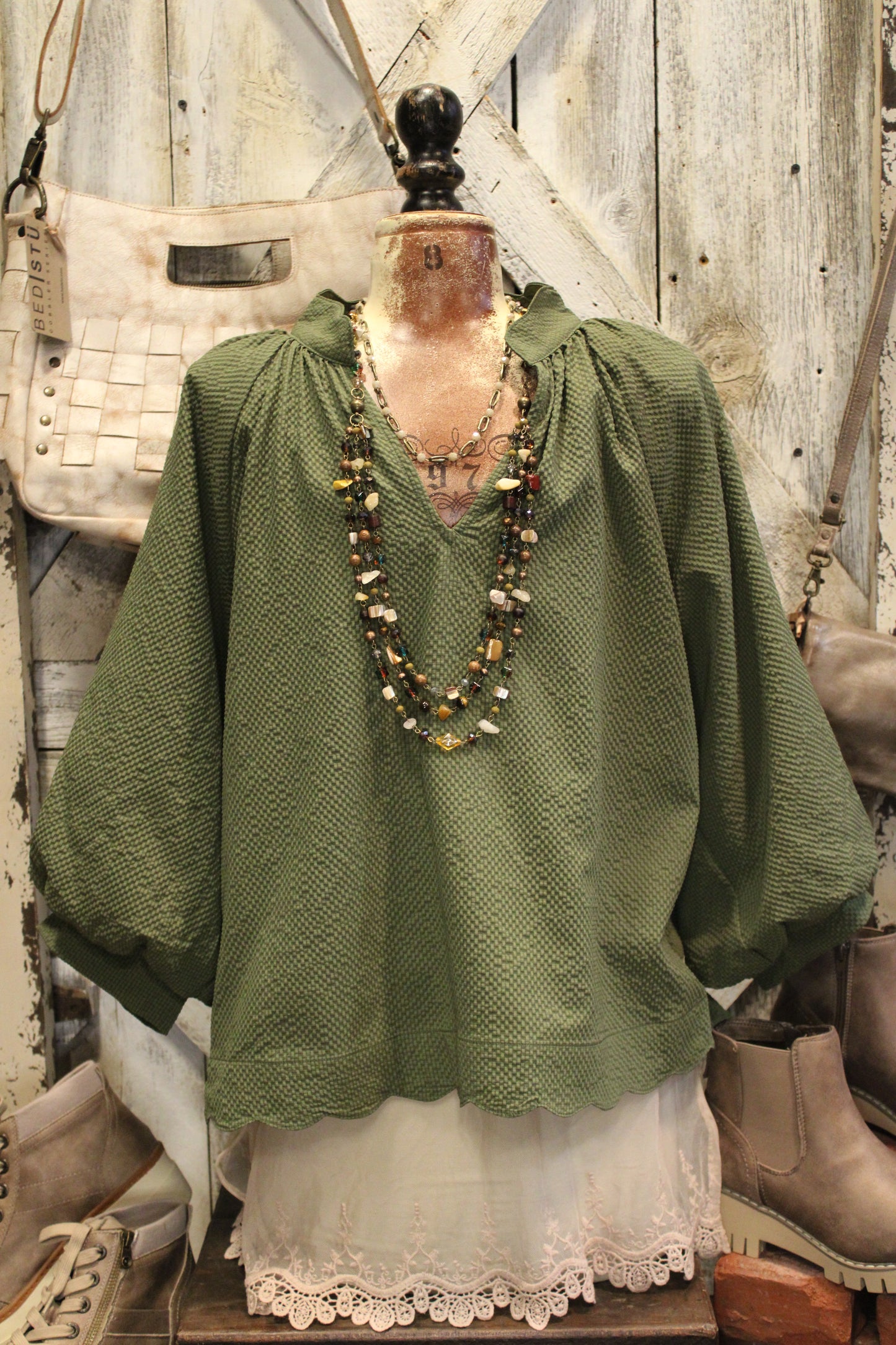 Olive for the Win Blouse