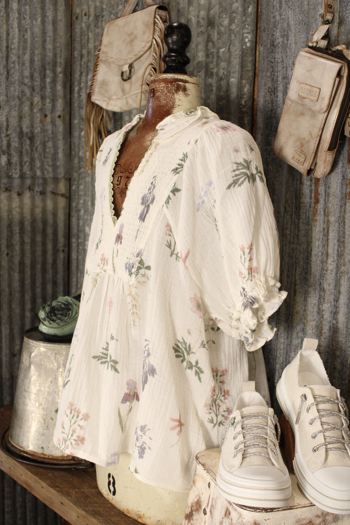 Soft Spring Bloom Blouse