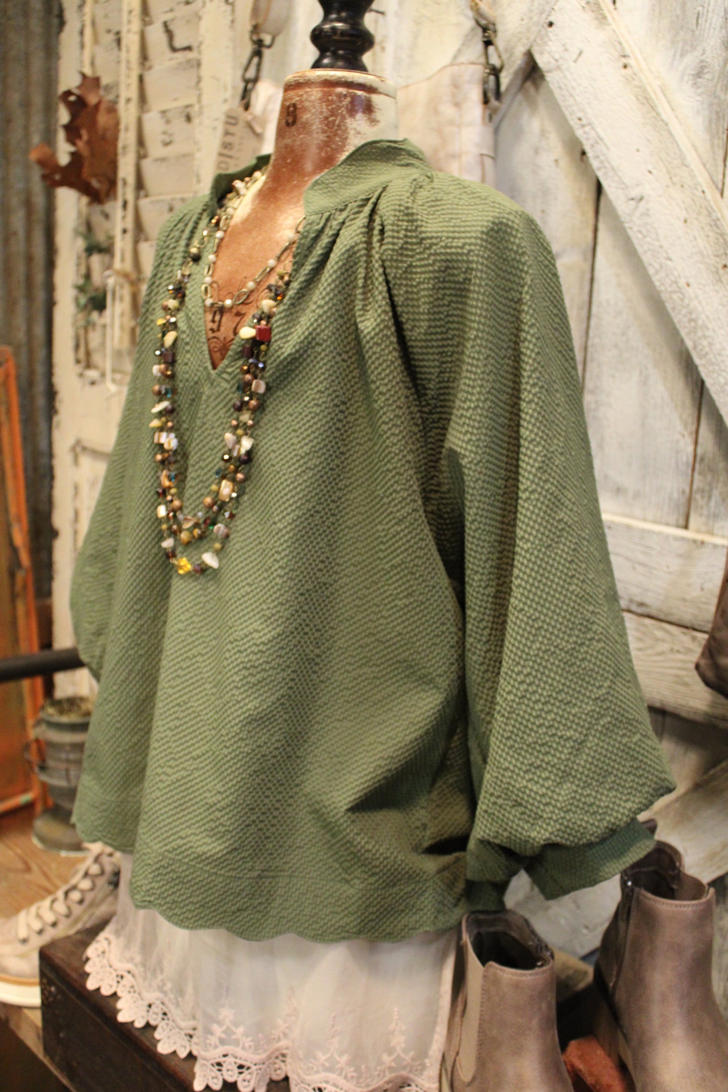 Olive for the Win Blouse