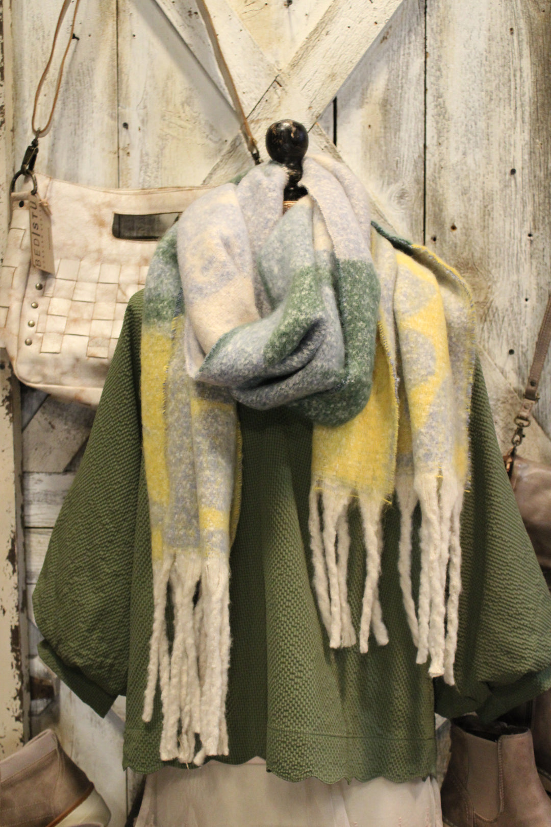 Dreams And Wishes Fringed Scarf
