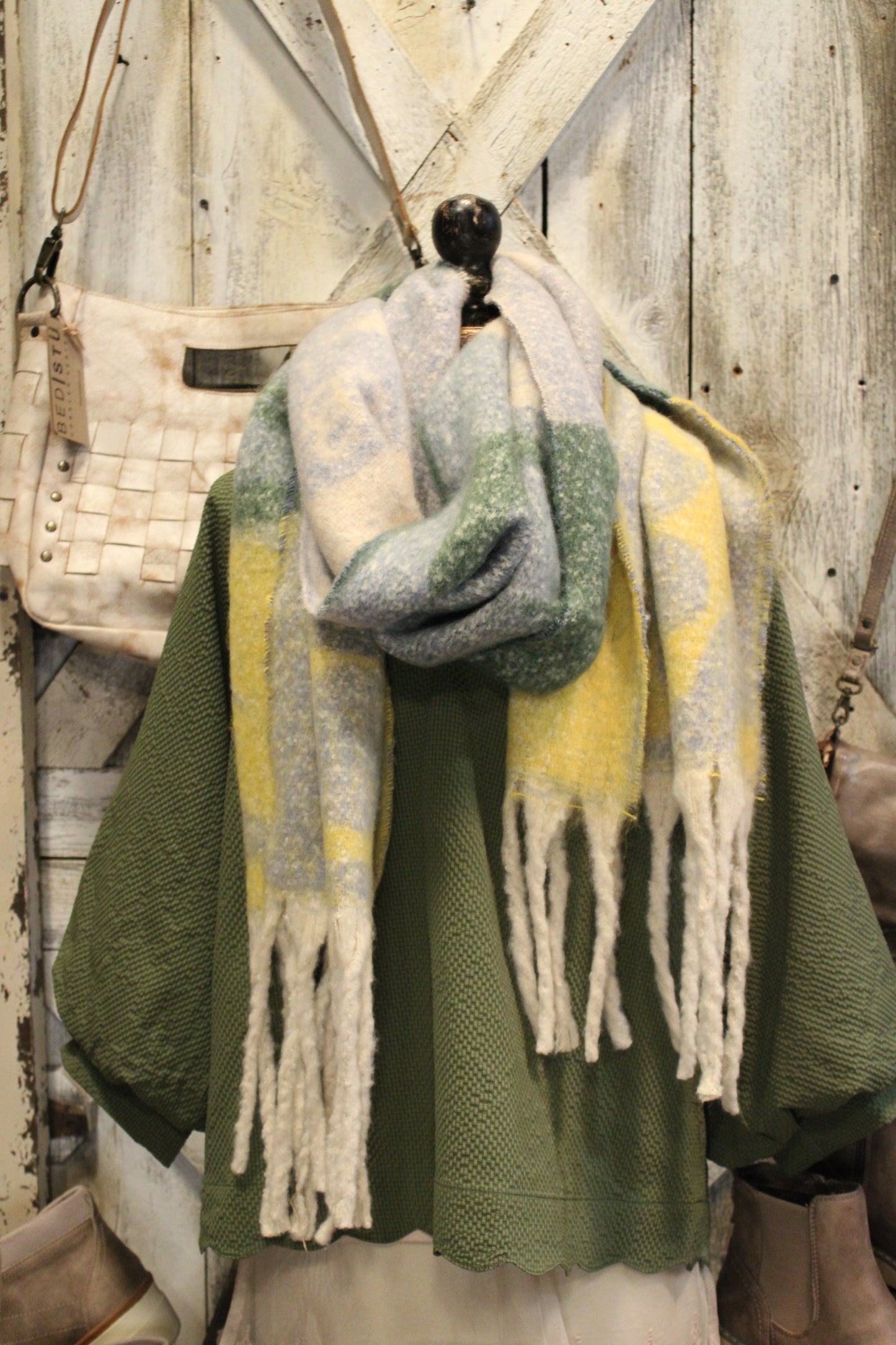 Dreams And Wishes Fringed Scarf