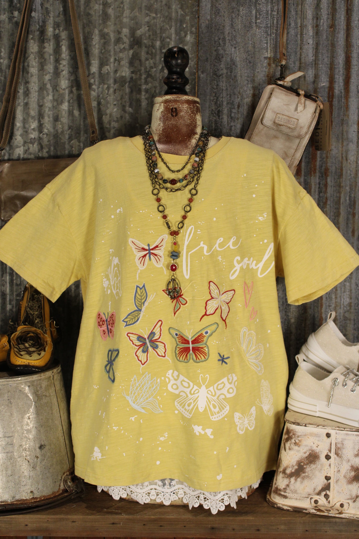 Free Soul Butterfly Tee
