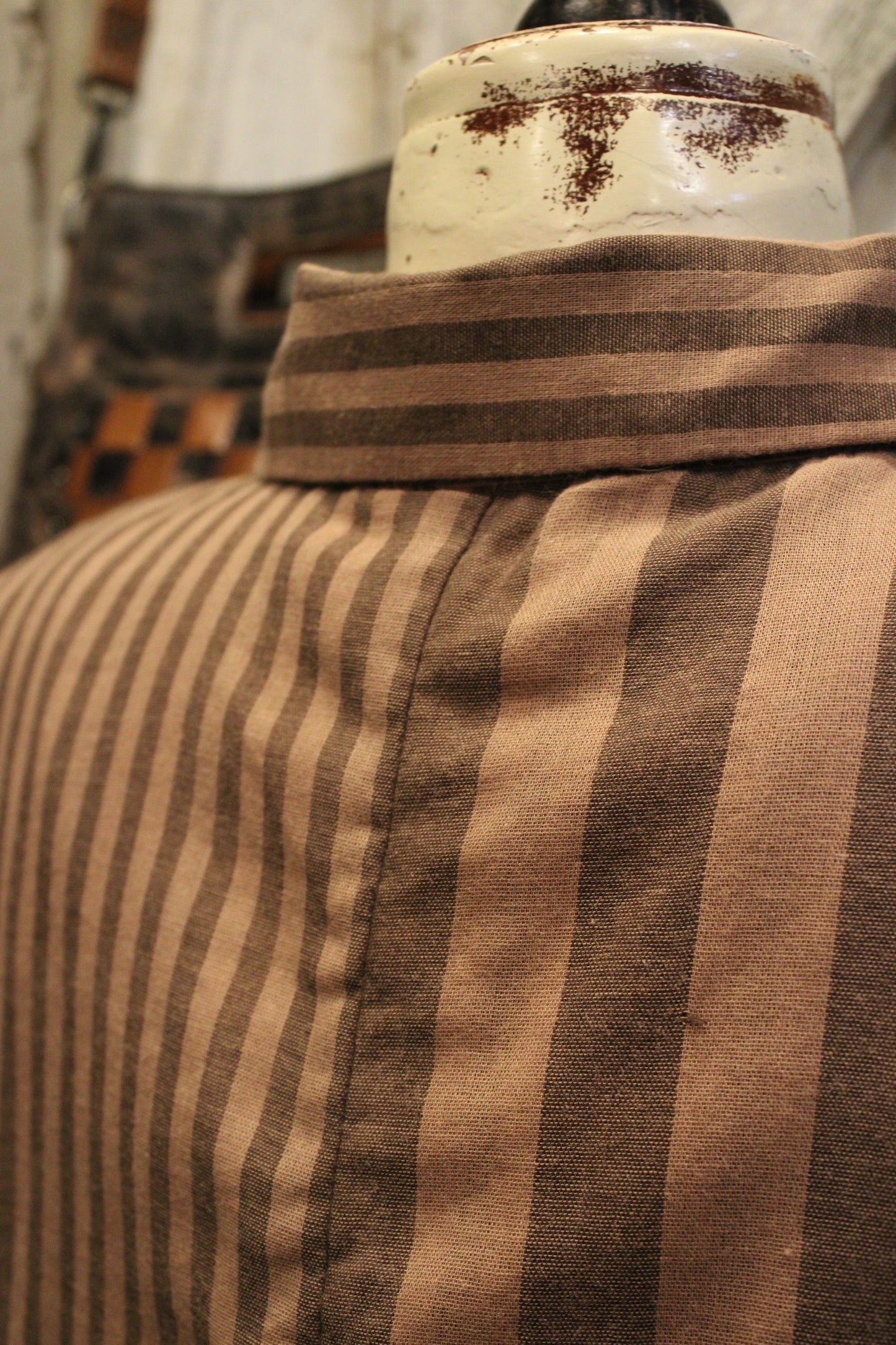 Coffee Break Striped Button Down