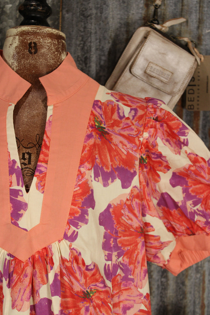 Petals In Pink Blouse
