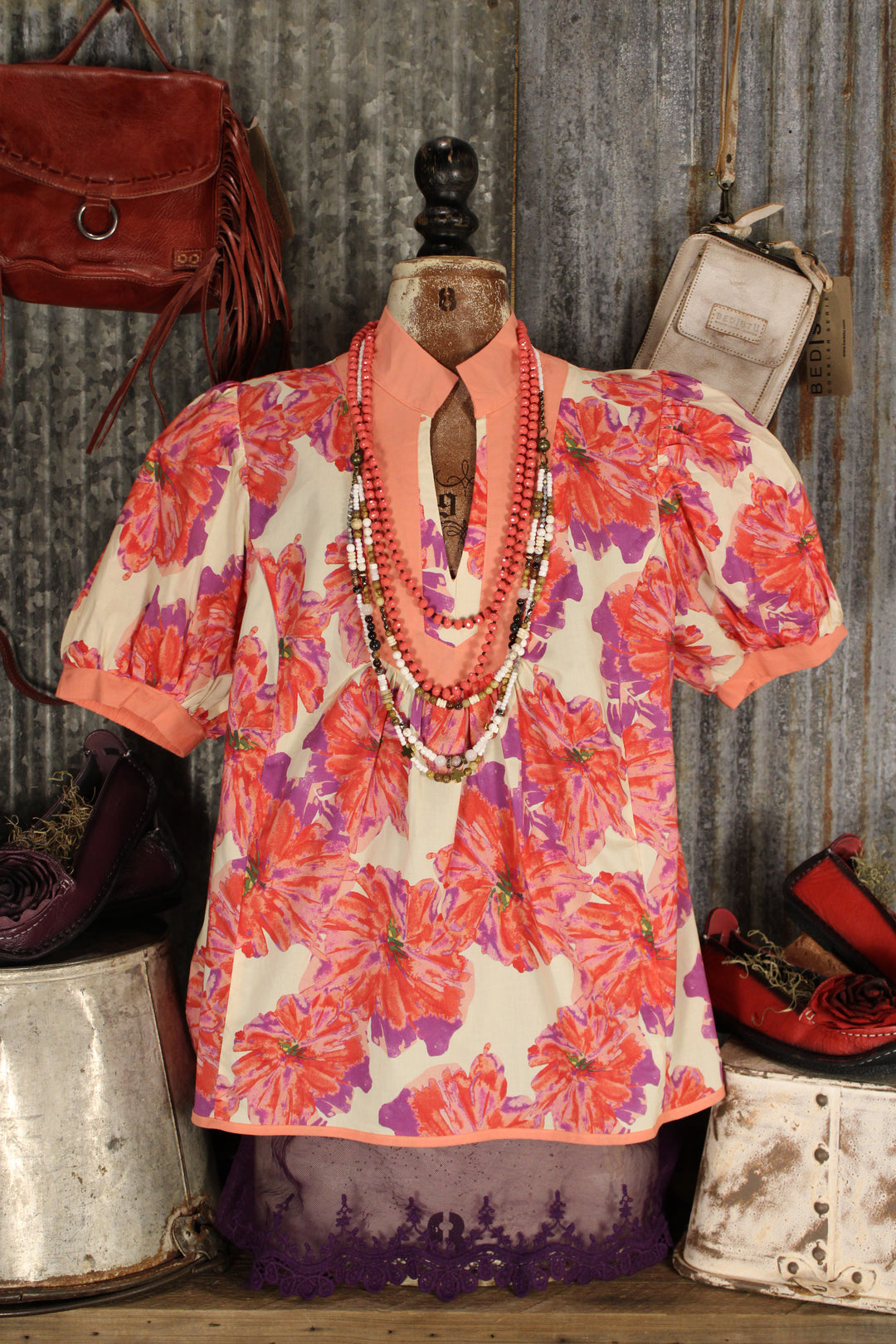 Petals In Pink Blouse