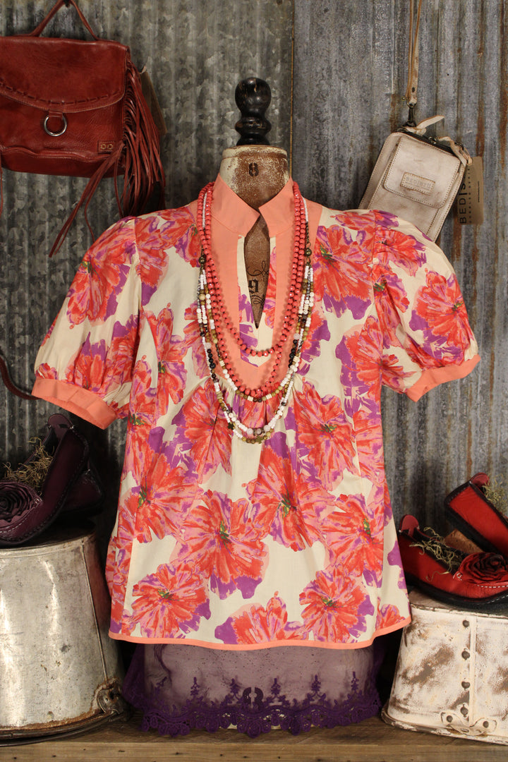 Petals In Pink Blouse