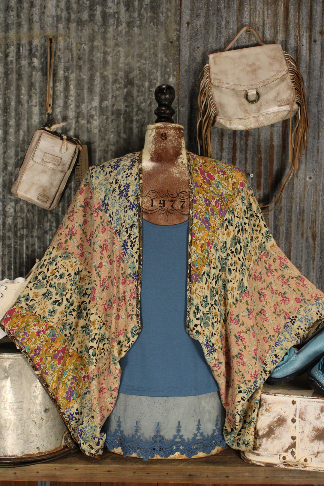 Flowy Floral Bolero
