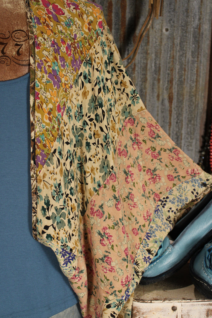 Flowy Floral Bolero