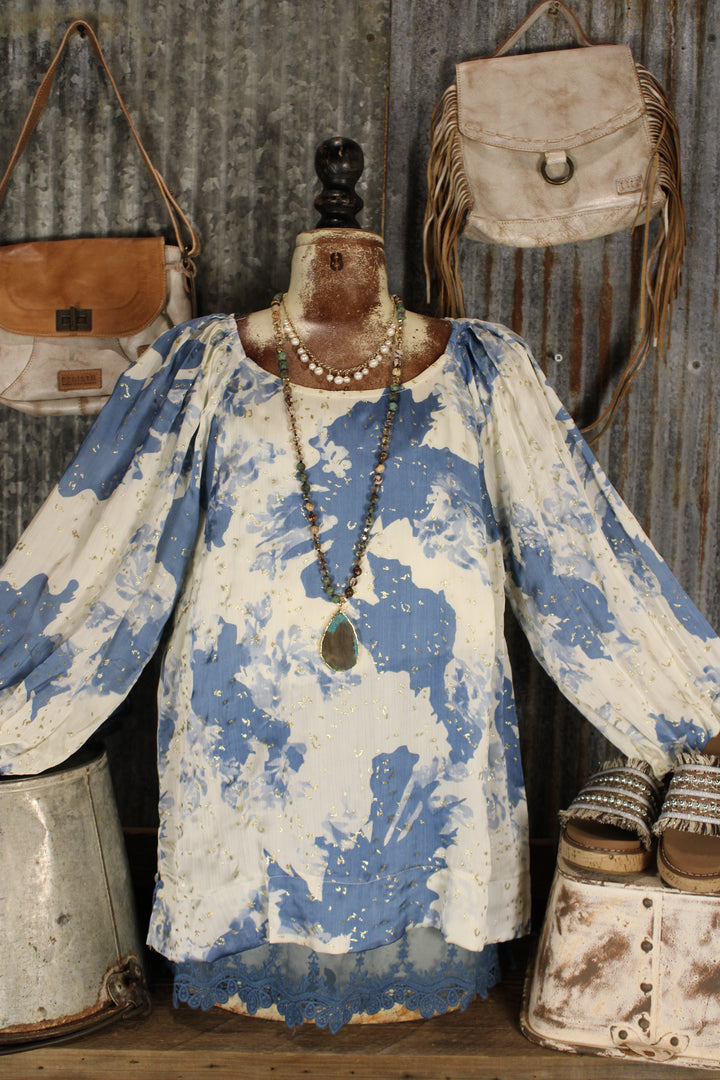 Moonlit Gold-Dust Blouse