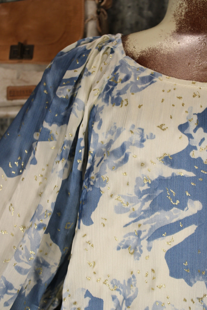 Moonlit Gold-Dust Blouse