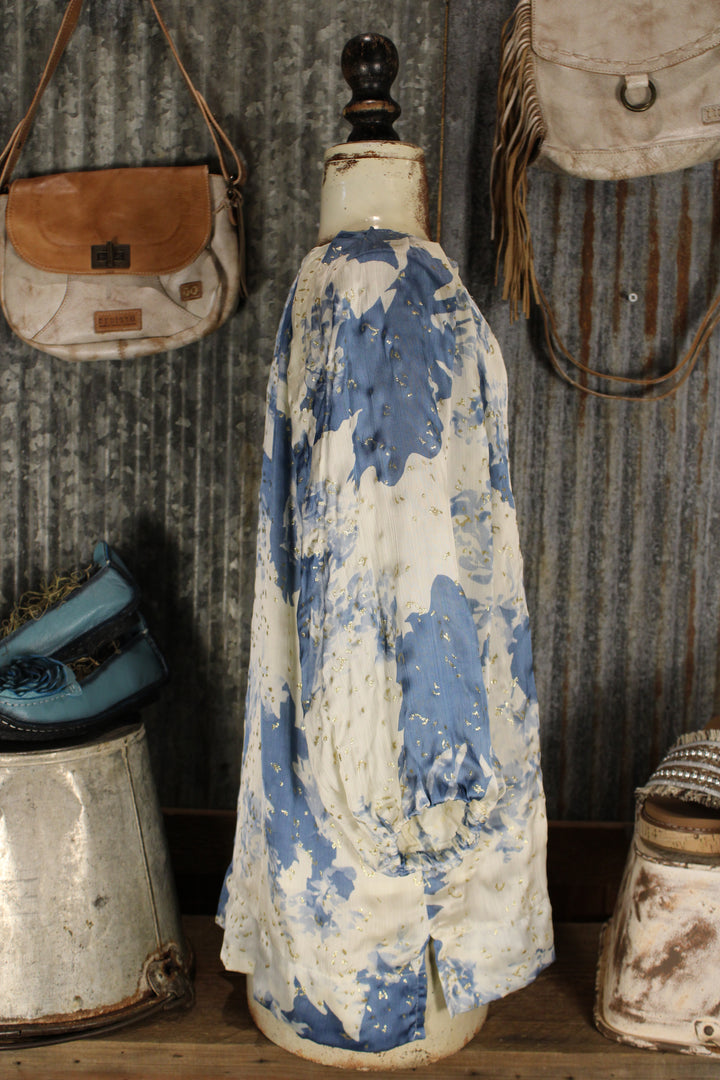 Moonlit Gold-Dust Blouse