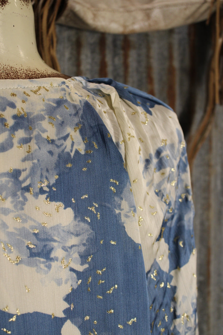 Moonlit Gold-Dust Blouse