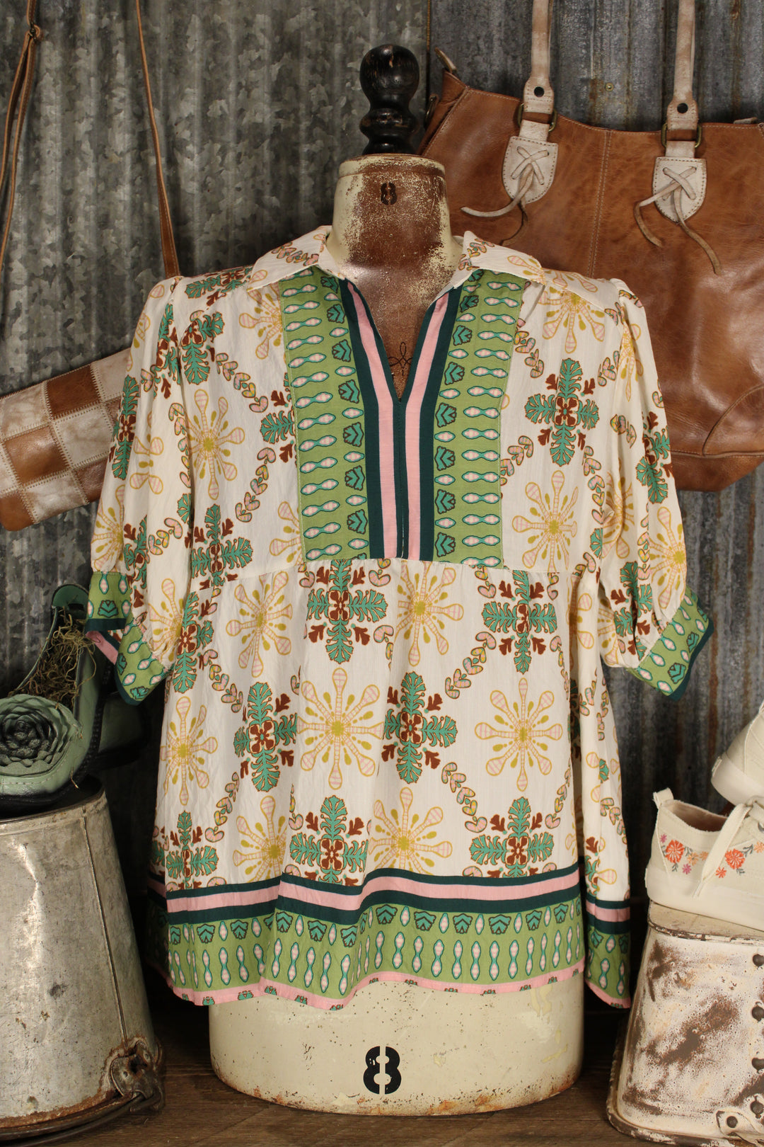 Art Walk Babydoll Top