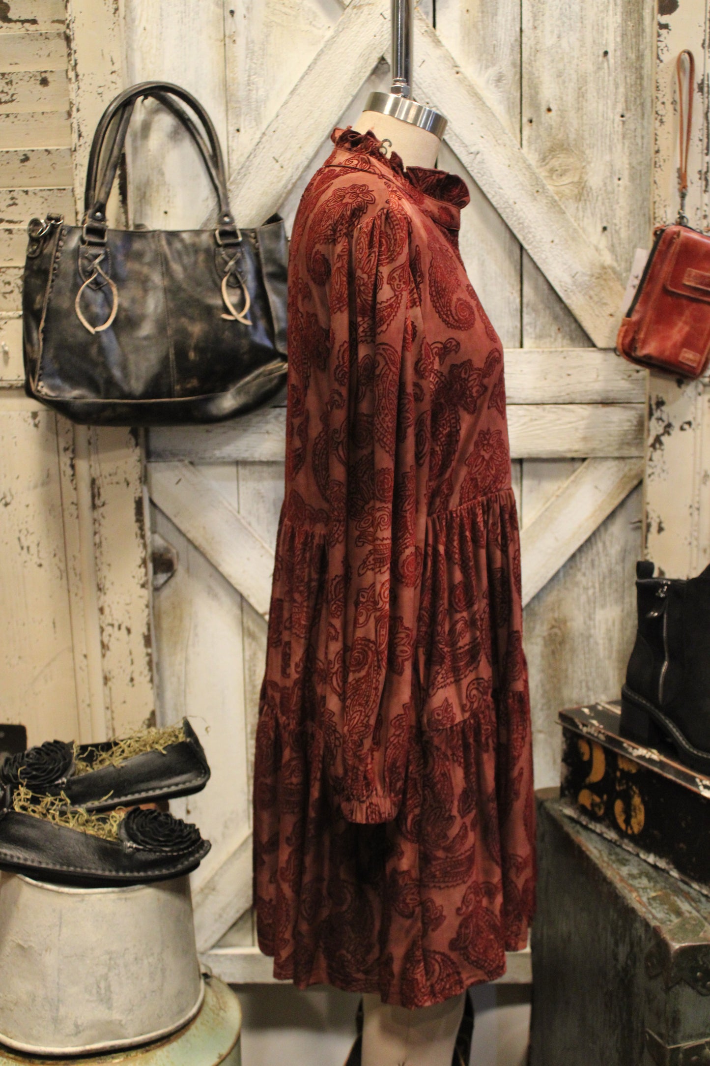 Something Special Burgundy Dress