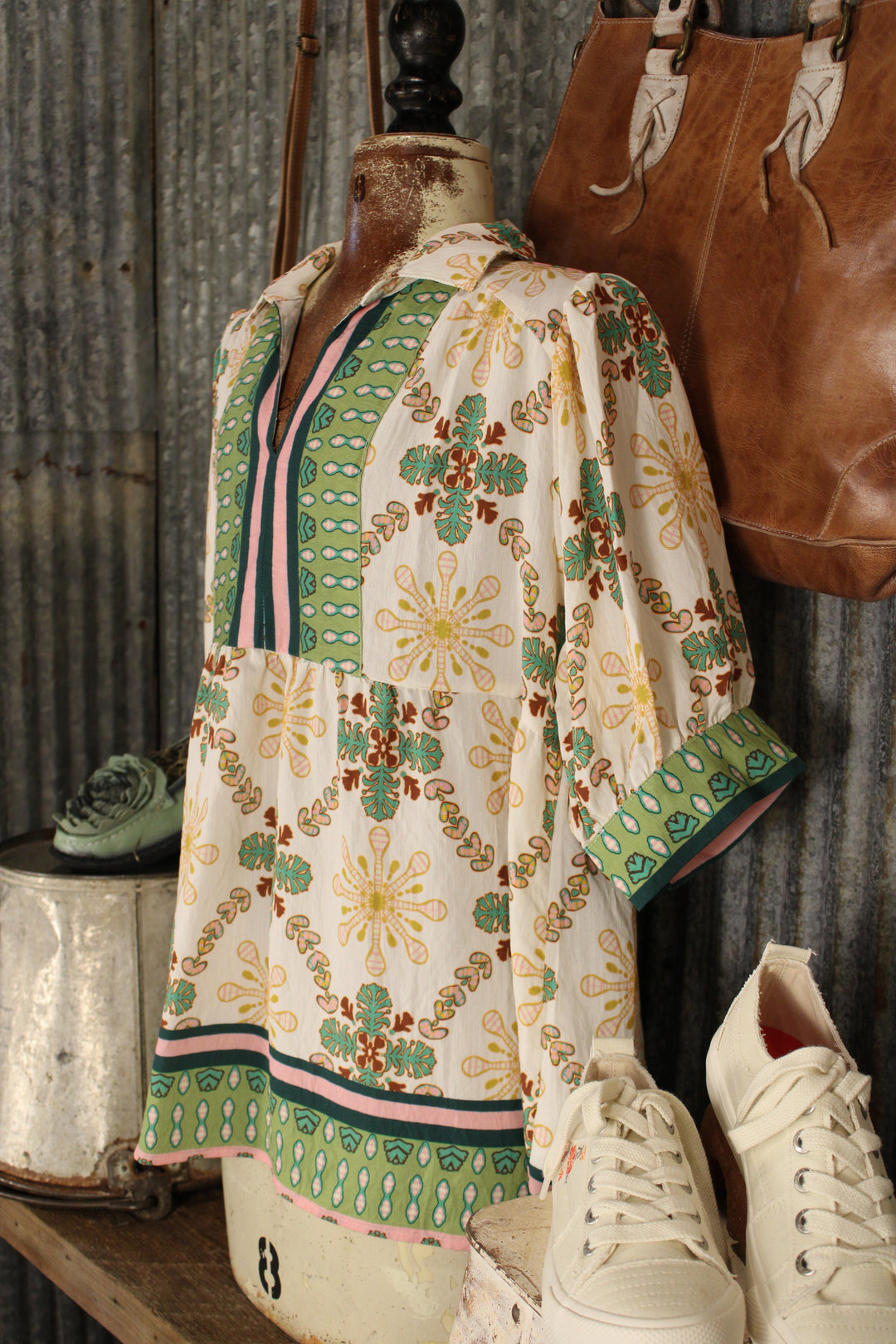 Art Walk Babydoll Top