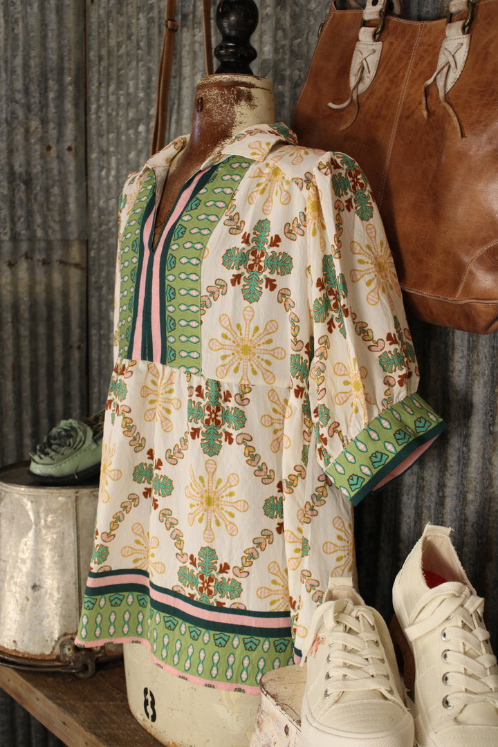 Art Walk Babydoll Top