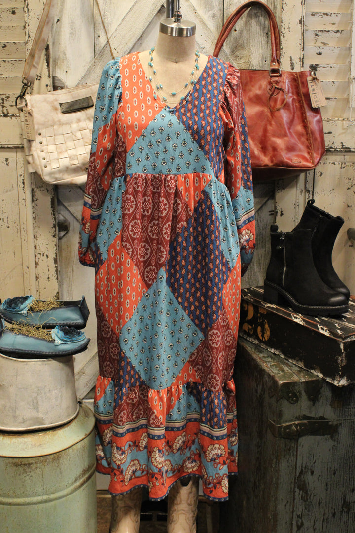 Ready For Fun Patchwork Dress