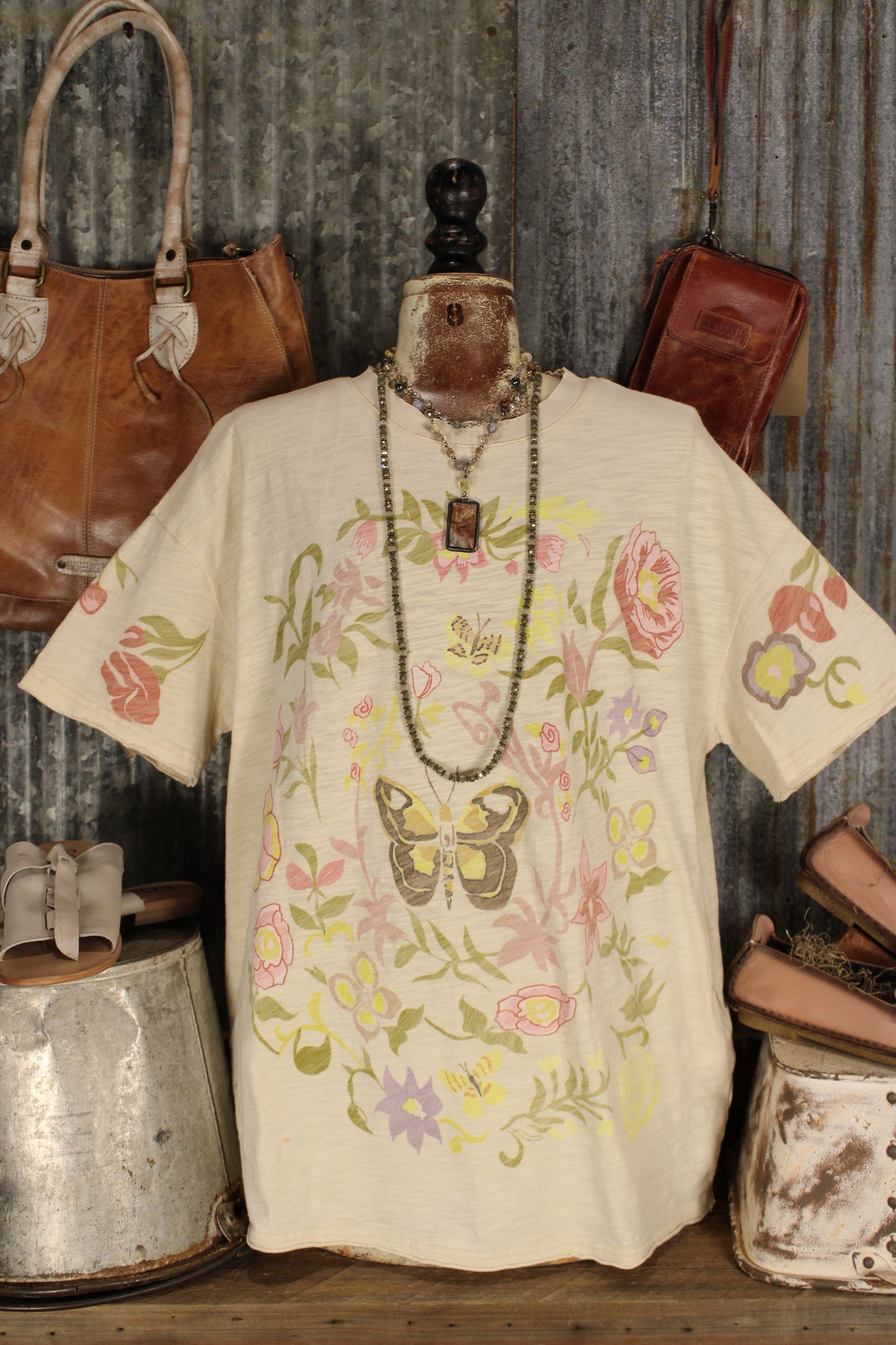 Flutter And Bloom Cotton Tee