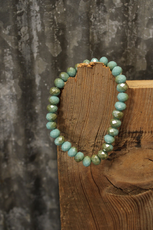 Sparkle And Shine Stretch Bracelets Sea Green