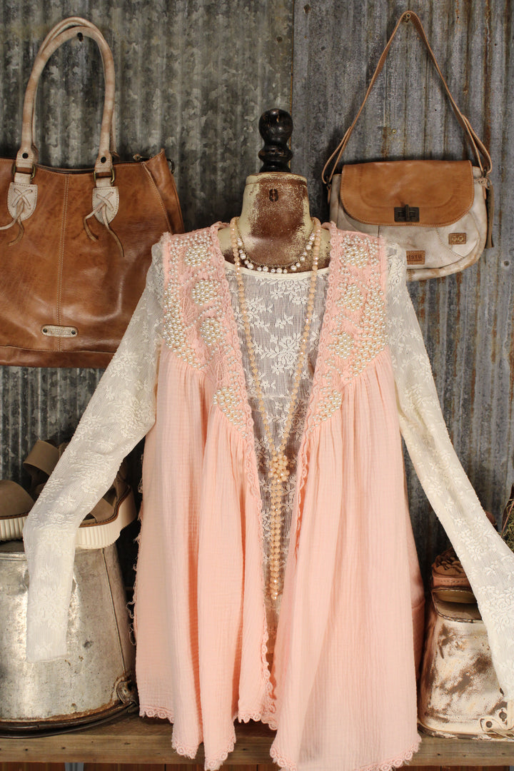 Timeless Lace Cream Blouse