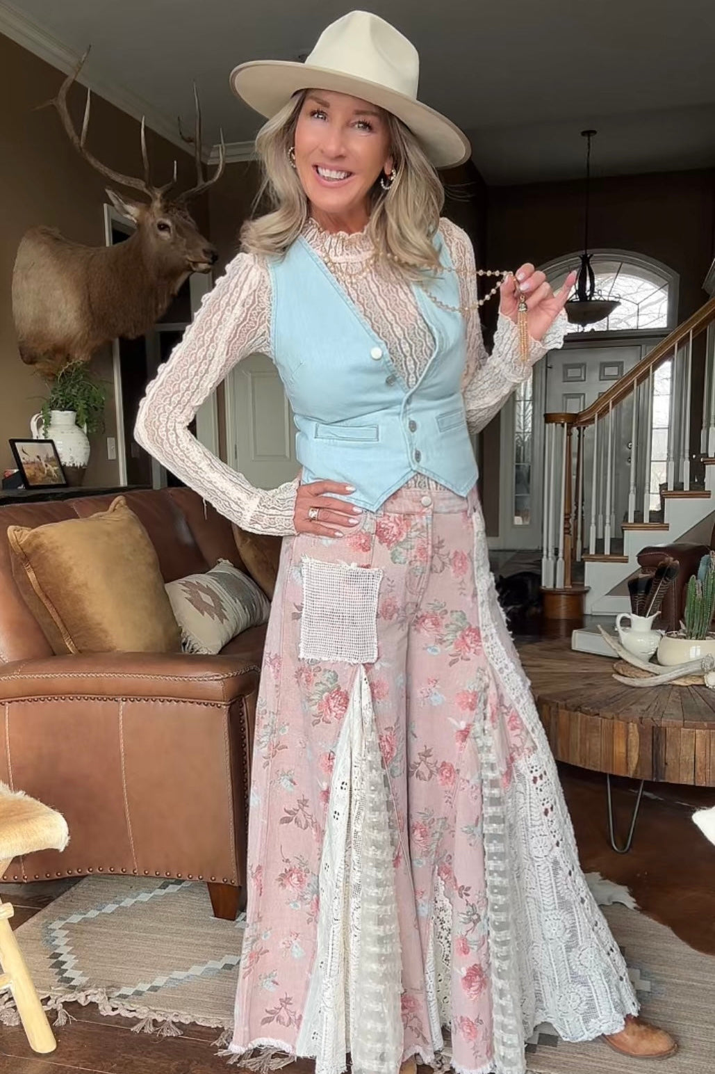 Vintage Veil Cream Lace Top