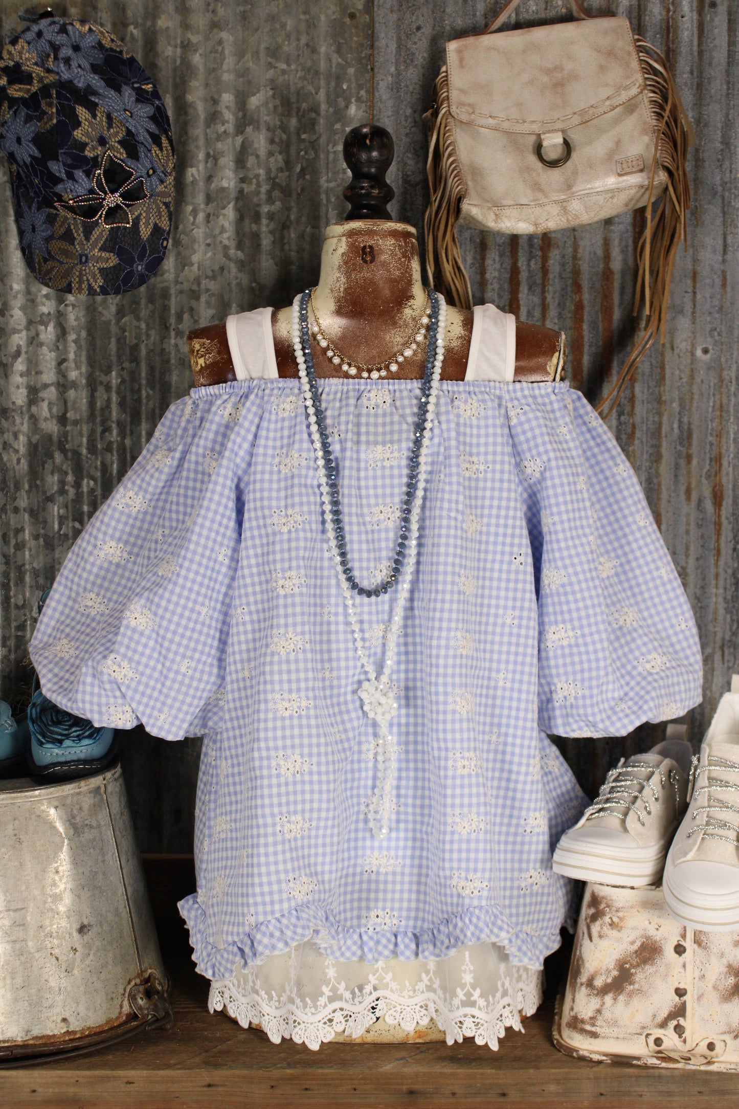 Cloudwashed Bluebell Blouse
