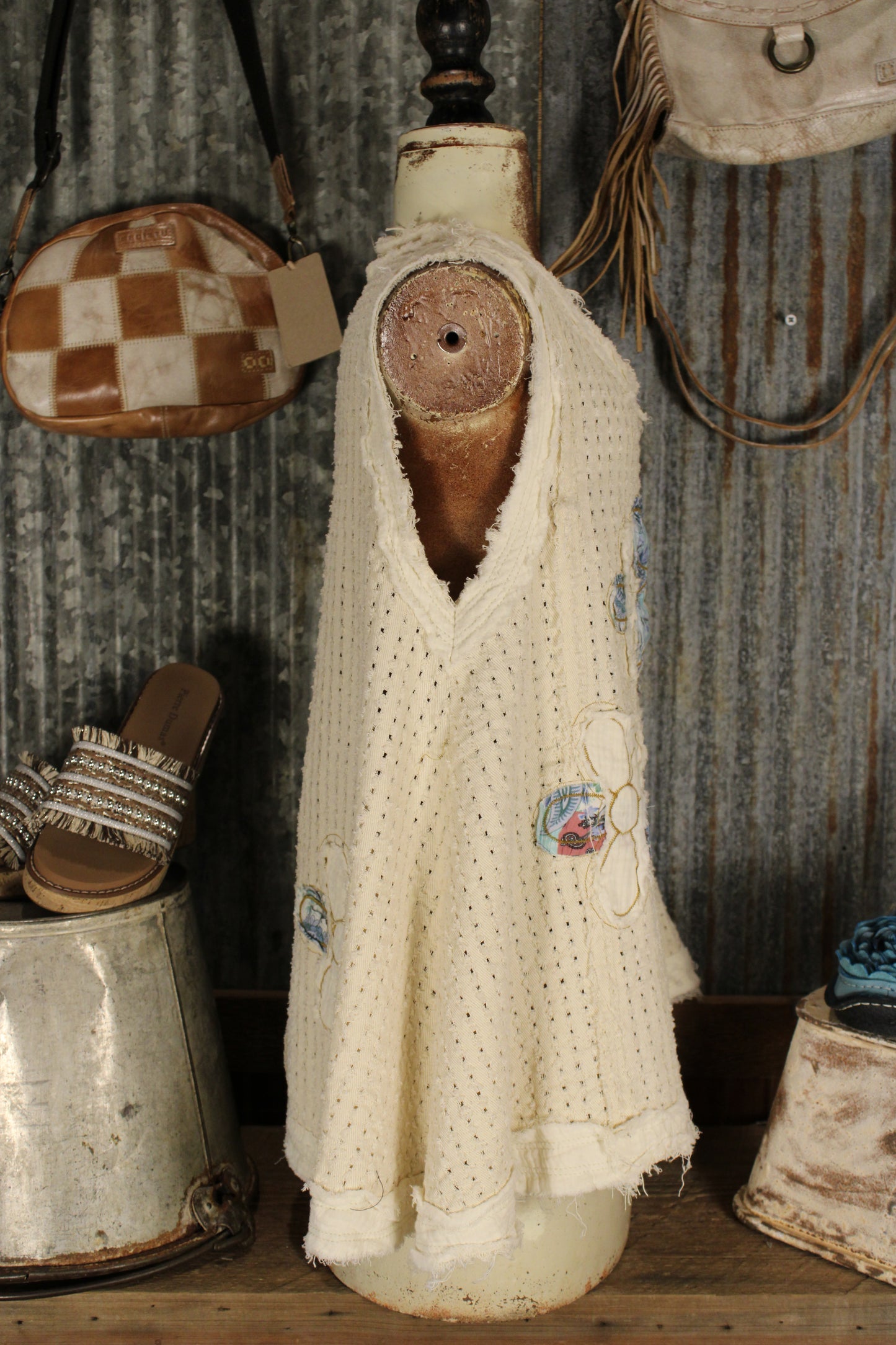 Petal And Thread Cotton Tank