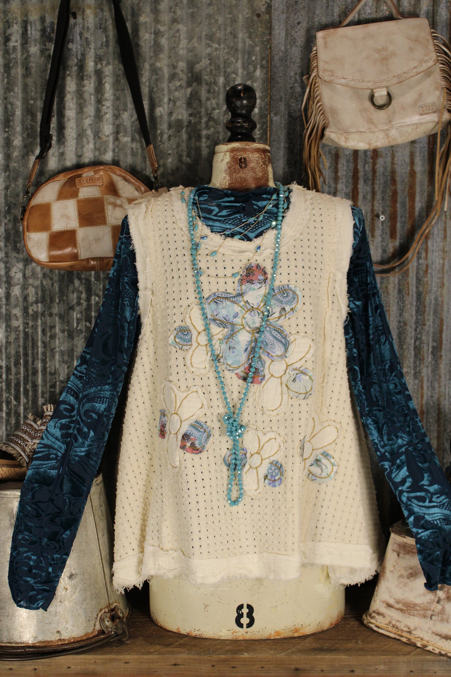 Petal And Thread Cotton Tank