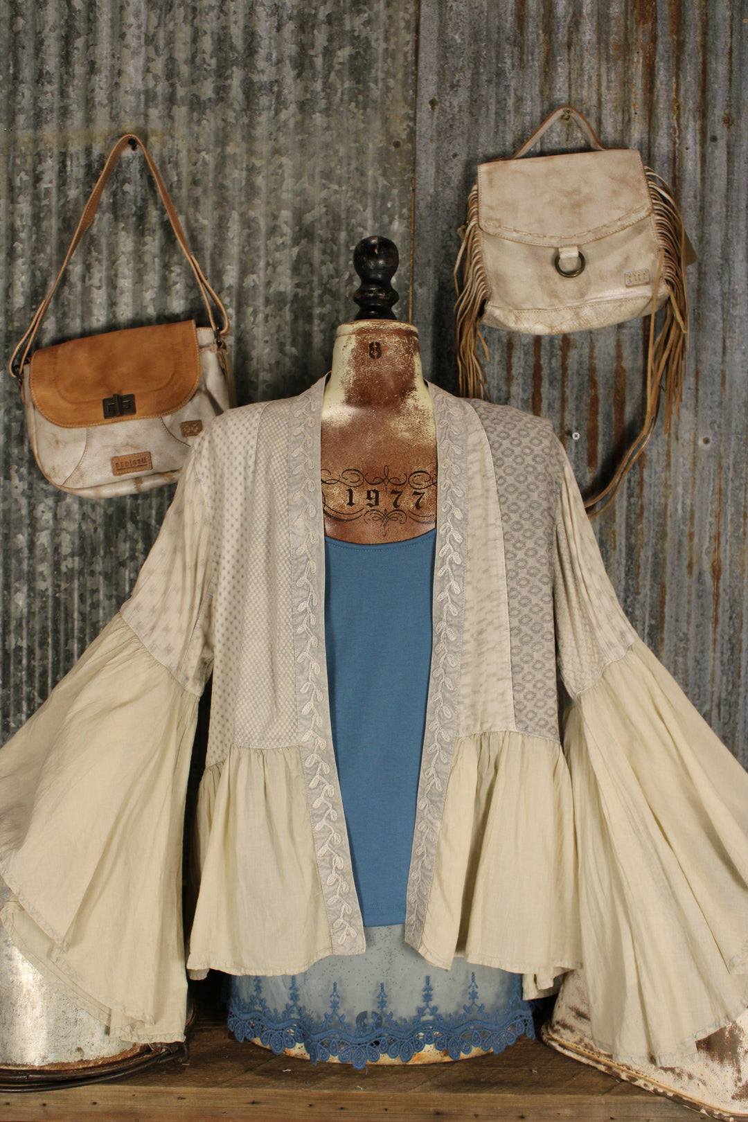 Gentle Morning Latte Kimono